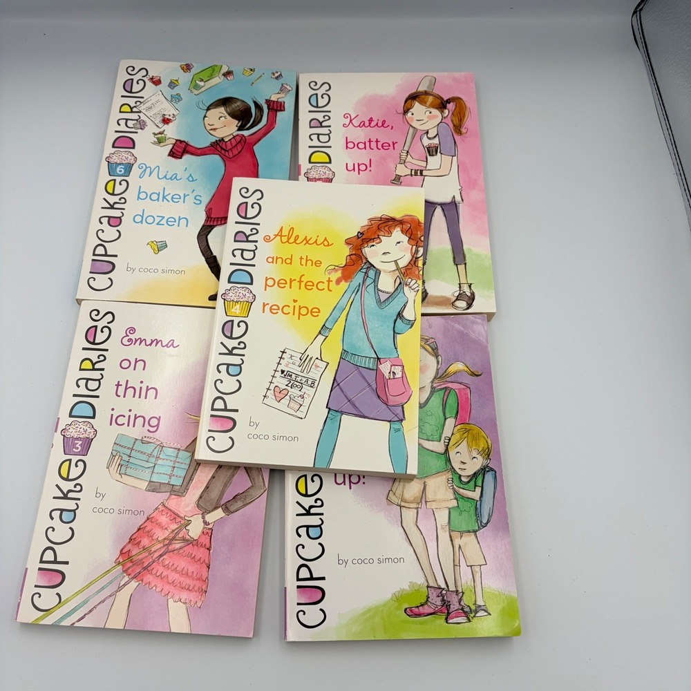 Cupcake Diaries Book Series Set of 5 Coco‎ Simon Childrens Books